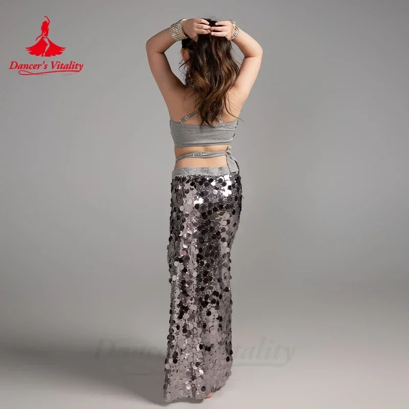 Belly Dance เสื้อผ้าชุดเด็กหรูหรา Rhinestone เลื่อมเครื่องแต่งกายประสิทธิภาพสาว Oriental Belly เต้นรําชุด