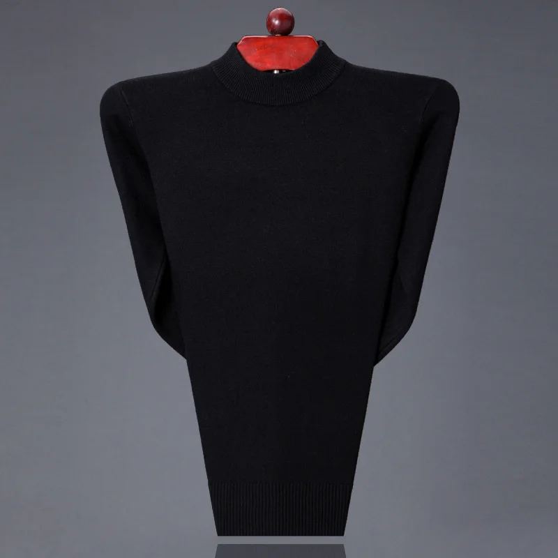 

Men Winter Sweater 100% Cashmere Turtleneck Thicken Knitted 's Pullover Special Offer Sueter Masculino