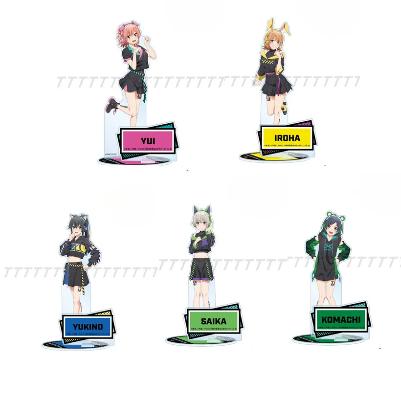 Anime Yukinoshita Yukino Yuigahama Yui Isshiki Iroha Acrylic Stand Doll Game Figure Model Cosplay Toy for Gift