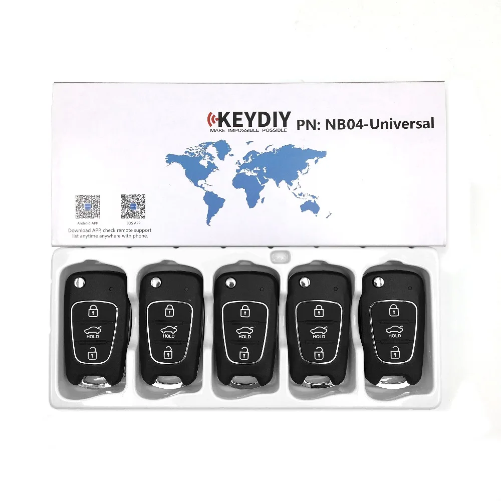 1/5pcs KEYDIY  Key Programmer KD MINI NB04 Universal Multi-functional Remote Control for Kia Style Car Keys