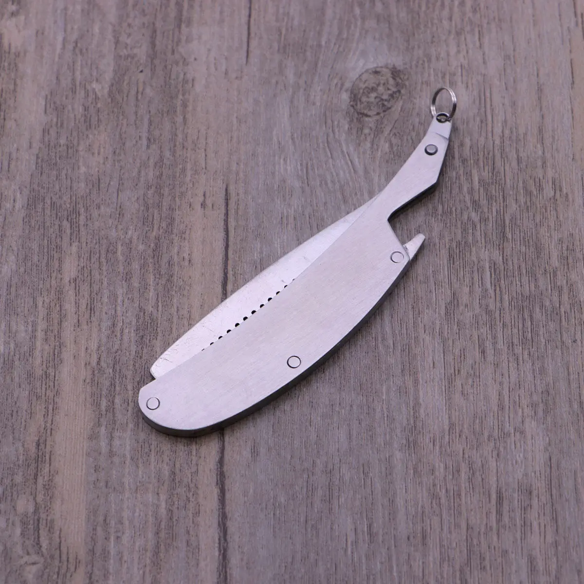 Stainless Steel Folding Beard Comb for Men – Anti-Static, Lightweight, Portable, Handmade, Scalp-Safe Mustache Brush
