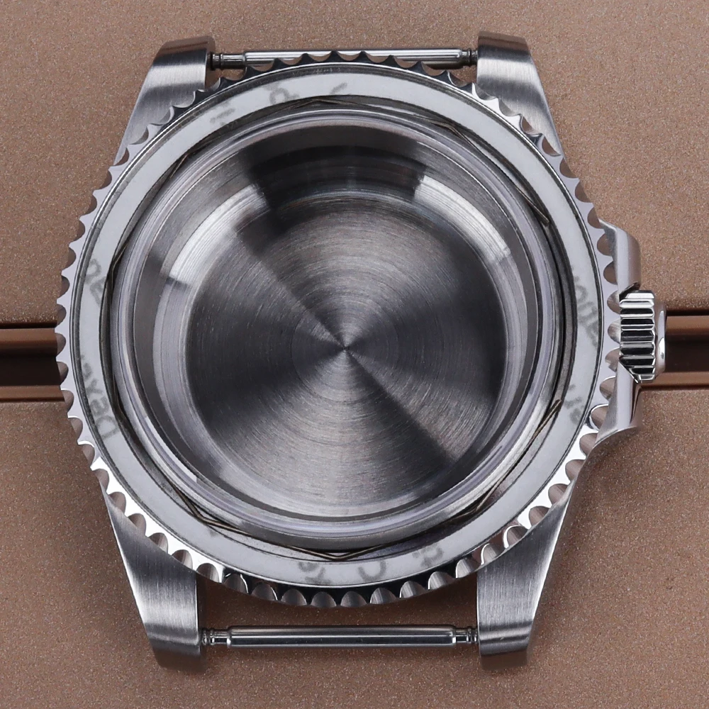 40 مللي متر 316L الصلب ساعة حالة الياقوت الزجاج ل SUB GMT NH35 NH36 NH34/38 4R36 Miyota8215 Eta 2824 حركة 28.5 مللي متر الطلب جمع