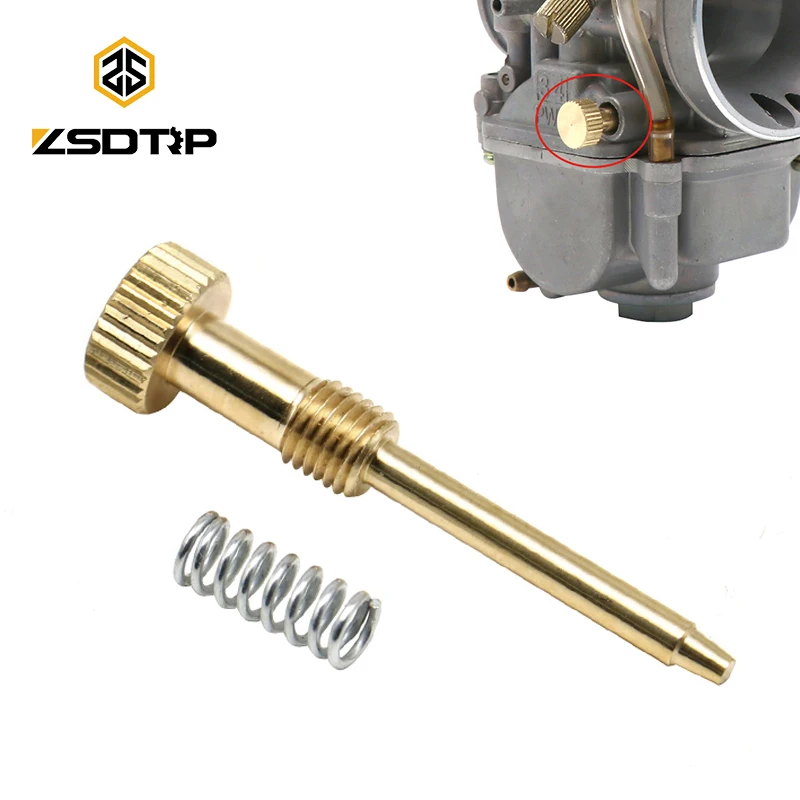 ZSDTRP Motorcycle Carburetor Air Mixture Adjusting Screw For Keihin PWK 21 24 26 28 30 32 34mm Air Screw Kits