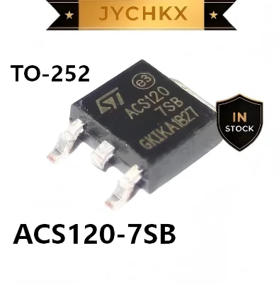 10PCS ACS120-7SB ST TO252 DPAK TRIAC AC Switch 700V 2A Thyristor Chip