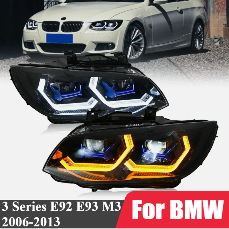 

LED Headlight For BMW 3 Series E92 E93 M3 2006-2013 LED Head Light Assembly Animation Start-up Dynamic Turn Signal Indicator