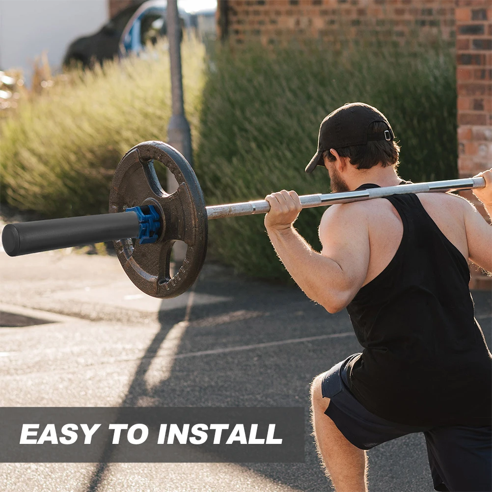 

Barbell Converter Weight Bar Sleeve Gym Attachment End Caps H Grip Cable PP Material Versatile Long Lasting Durable Reliable