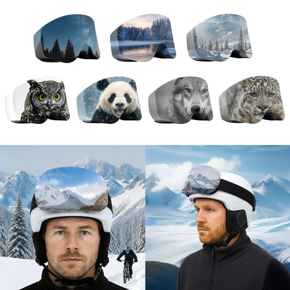 

NEW Microfiber Material Ski Goggle Cover Dustproof 3D Goggle Sleeve Scratch Protection Dust Protection Cover Snowboard Gear