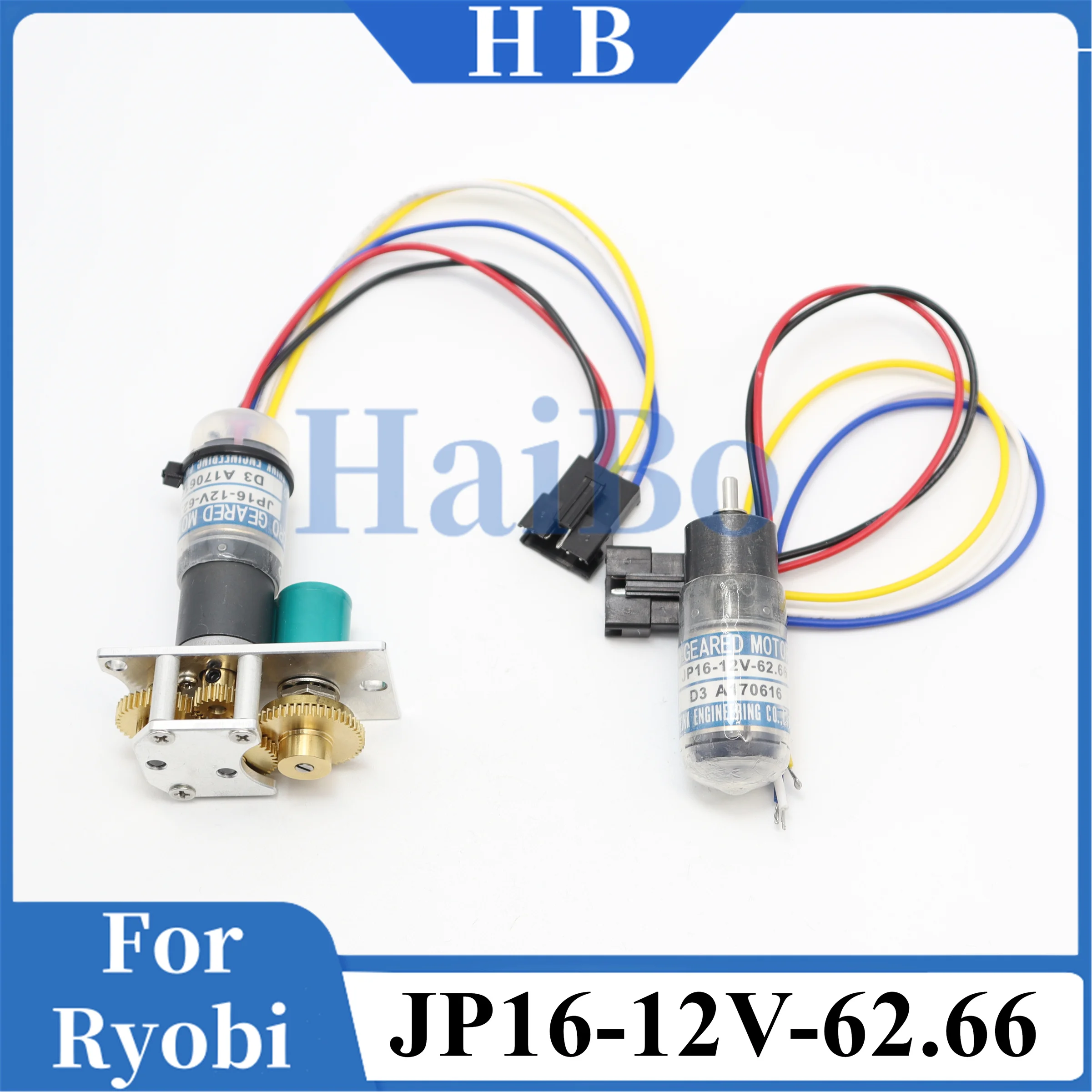 

HaiBo Best Quality Ink Key Motor JP16-12V-62.66 For Ryobi Printing Machine Parts