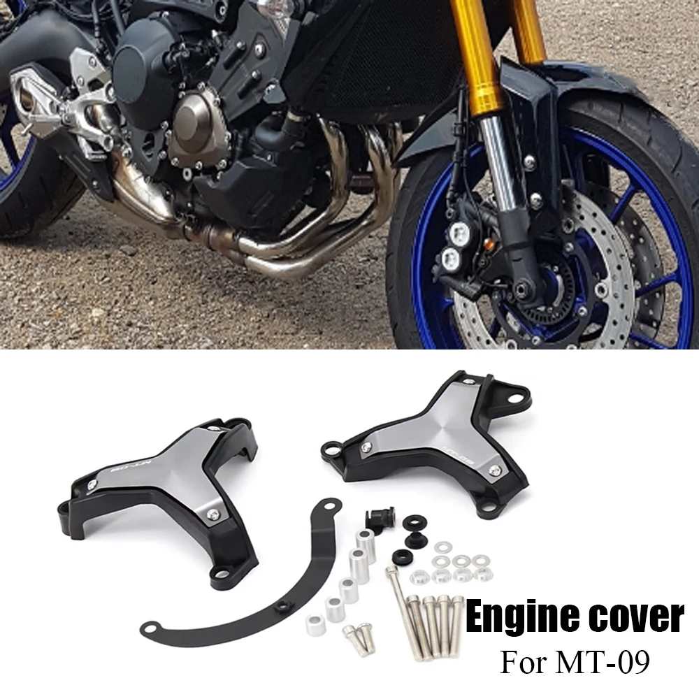 

For Yamaha MT-09 MT09 Tracer 9 GT Motorcycle Parts Side Engine Guard Cover Protective Sliders Crash Pad Protector accessories