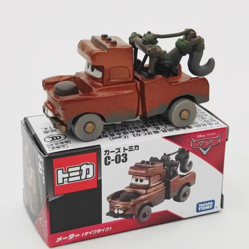 Takara Tomy Disney Pixar Cars Tomica C-03 Mater (Cave Type) Hot Pop Toys Motor Vehicle Diecast Metal Model Holiday birthday gift