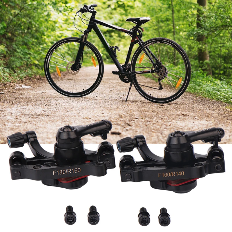 

Передний и задний велосипедный суппорт, механические дисковые тормозные головки, горная часть для велосипеда, дисковые тормоза для горного велосипеда, суппорты, детали велосипеда