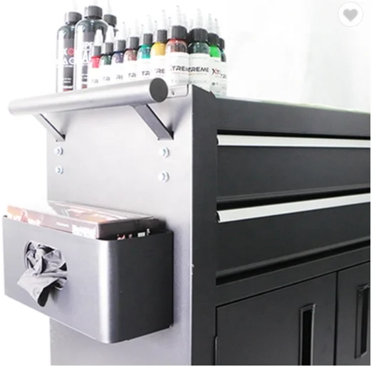 Professional Premium Tattoo Work Station Tattoo Rolling Trolley Cart Tattoo Working Cabinet Cart