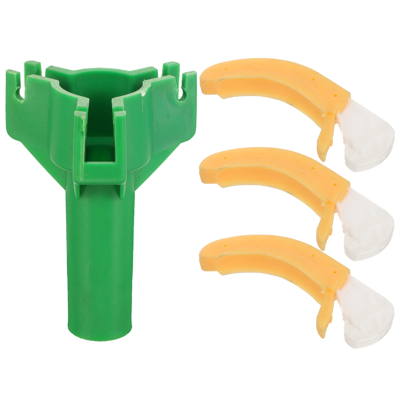 

1Set Fruit Picker Claw Detachable Rubber Fruit Harvesting Tool Stable Fixed Farm Tool for Garden