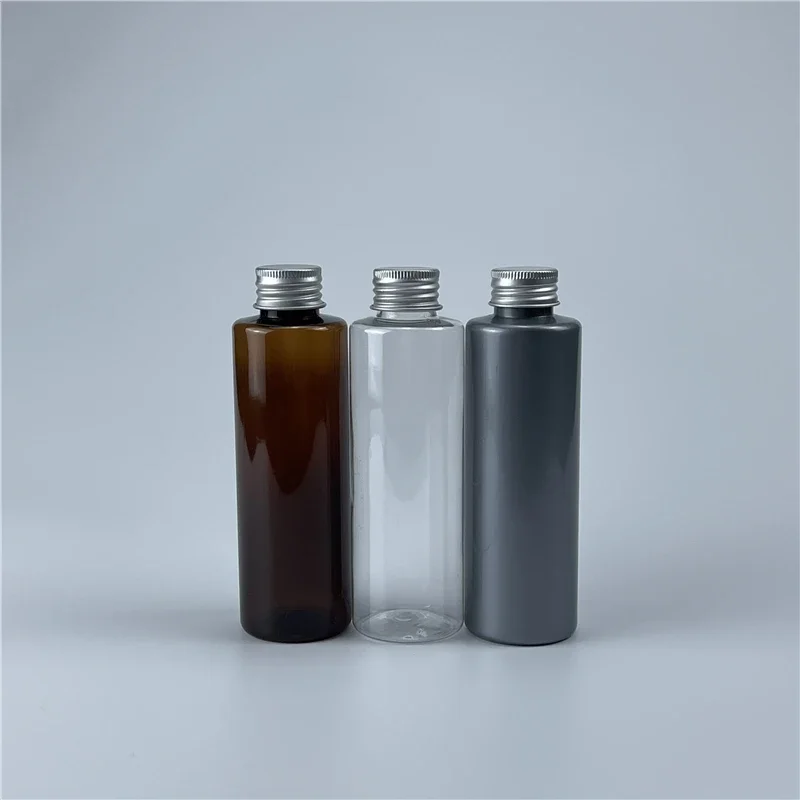 

150ml X 40 Aluminum Screw Cap Cosmetic Plastic Bottles Personal Care Packaging Bottle For Toner Lotion Cream Shampoo Oil Water