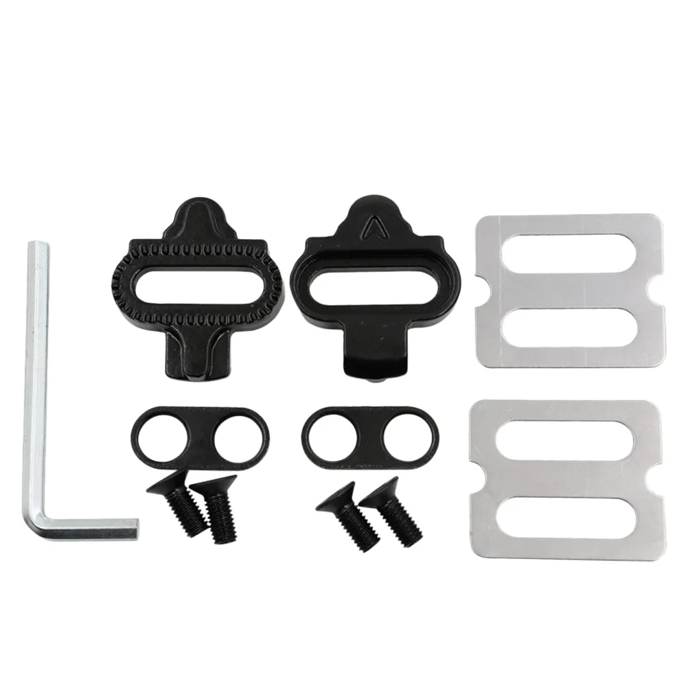 

1Set Self-Locking Pedal Cleats Bike Lock Plate Clip-in Pedal Clip Cycling Accessories Wrench