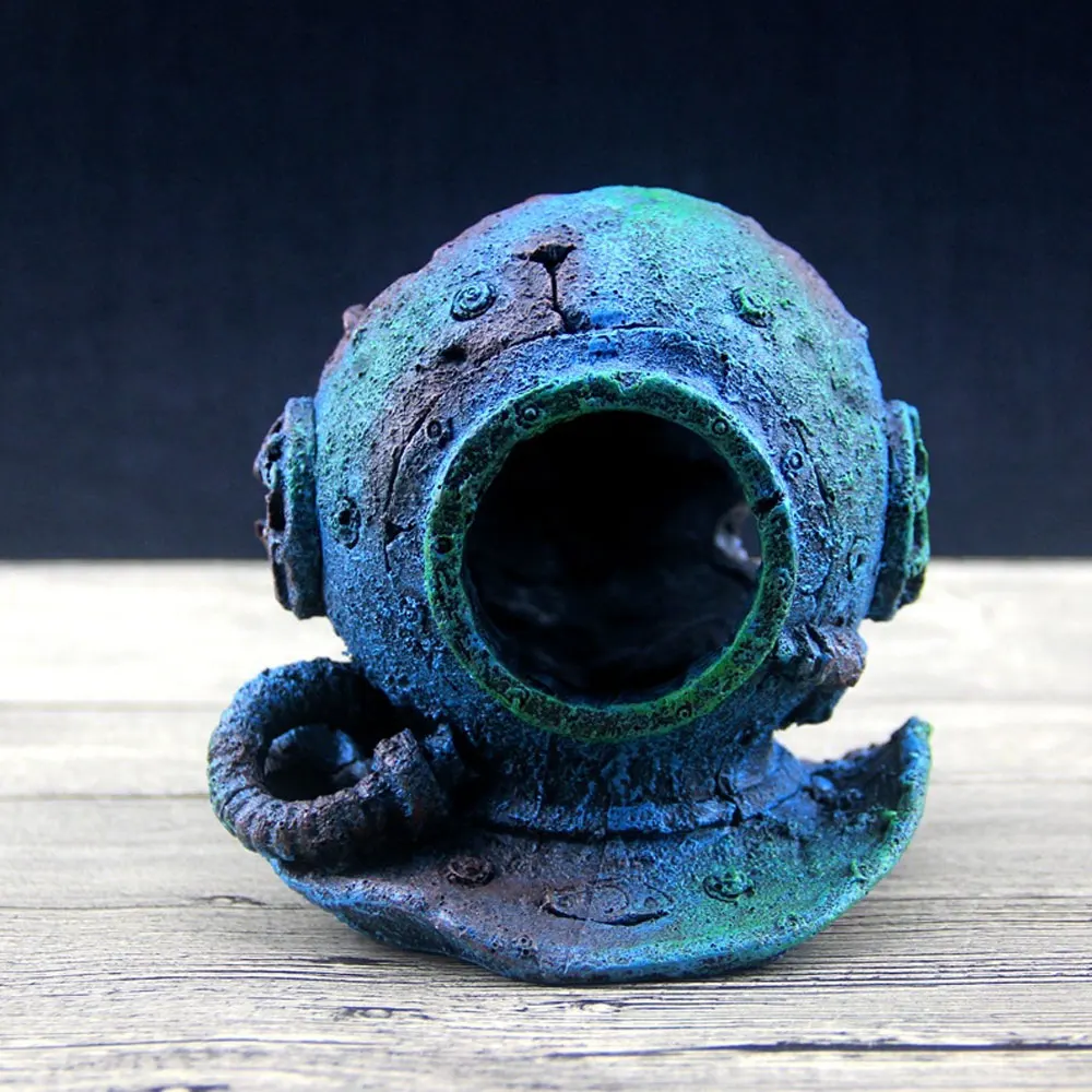 Aquarium Decoration Fish Tank Decoration Ornament Imitation Submarine Fish House Shrimp Nest Resin Cave Aquarium Decor Crafts