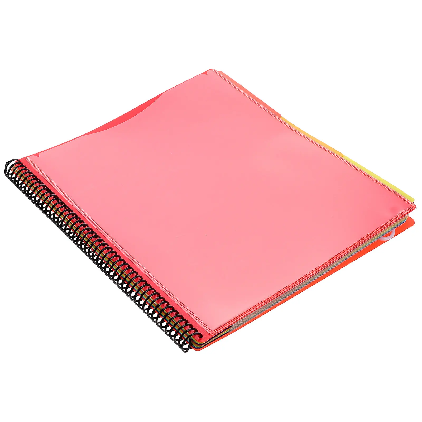 coil-design-file-folder-heavy-duty-plastic-document-organizer-multi-scenario-use-exam-papers-folder-office-supplies-files