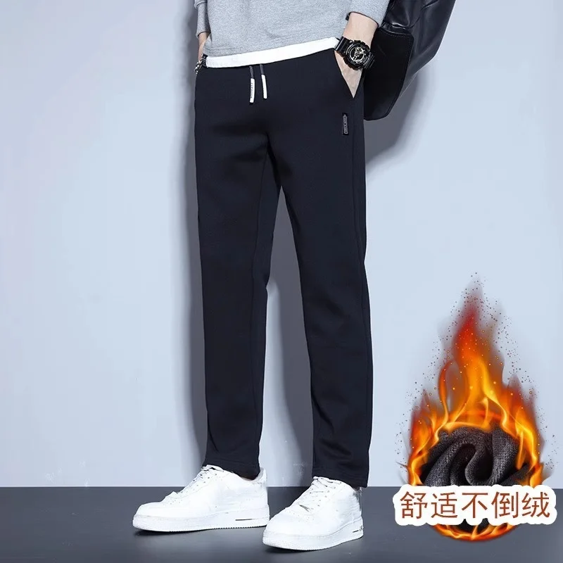 

Winter Men's Clothes Large Sizes Clothing Men Thermal Trousers Y2K Clothes Working Pants for Man Baggy Pants New Homme Clothes