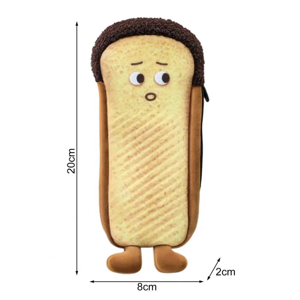 女の子のためのカワイイぬいぐるみペンシルケース、かわいい漫画のトーキング、大容量の文房具、化粧品収納バッグ、学校への戻るギフト