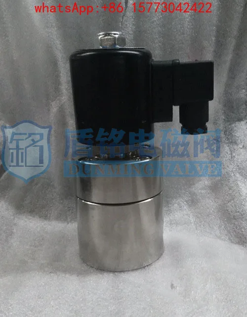 High pressure solenoid valve 60M/70MPa 304 stainless steel high pressure solenoid valve, pilot operated