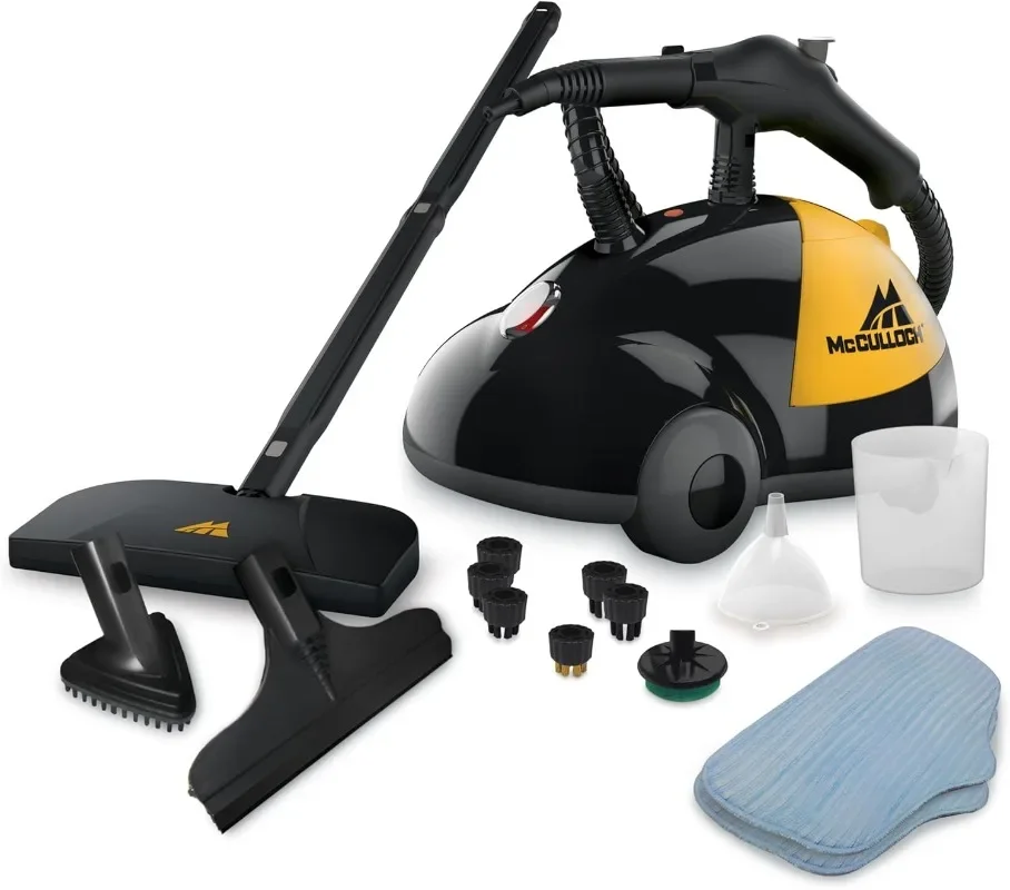 

McCulloch MC1275 Heavy-Duty Steam Cleaner with 18 Accessories, Extra-Long Power Cord
