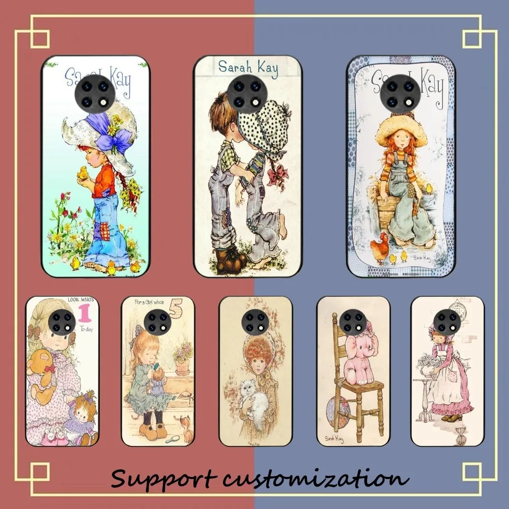 Sarah Kay Little Girl Phone Case For Redmi Note 4 X 5 A 6 7 8 T 9 9S 10 11 11S 11Epro Poco M3 pro