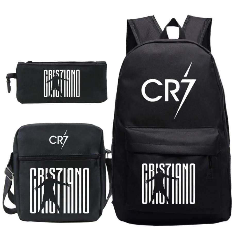 

【Spot goods】- hot sales for children's backpacks around stars hit three-piece schoolbags for primary and secondary school stud