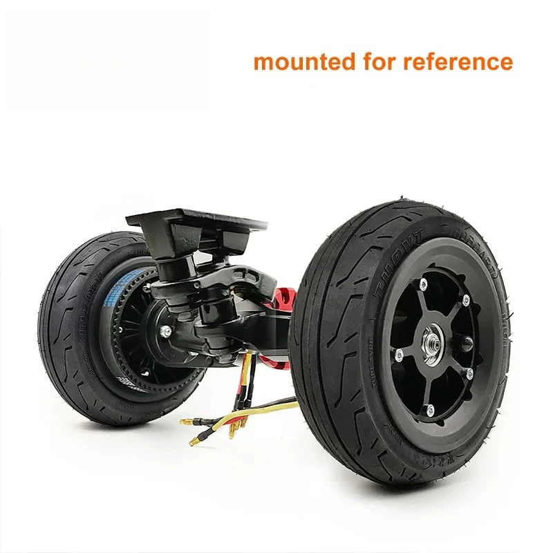 6.3 inch inflatable wheel 160 * 55 with 60 teeth synchronous wheel inner hole 8MM electric skateboard