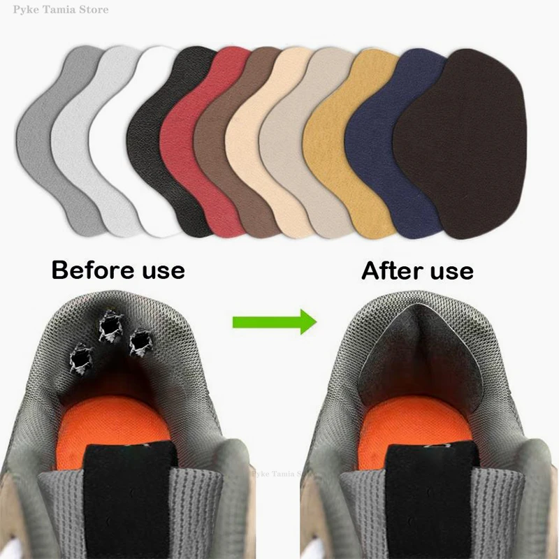 4Pcs Sports Shoes Patches Insoles Sneakers Men Heel Repair Subsidy Women for Anti-Wear Shoes Heels Sticker Foot Care Pad Inserts