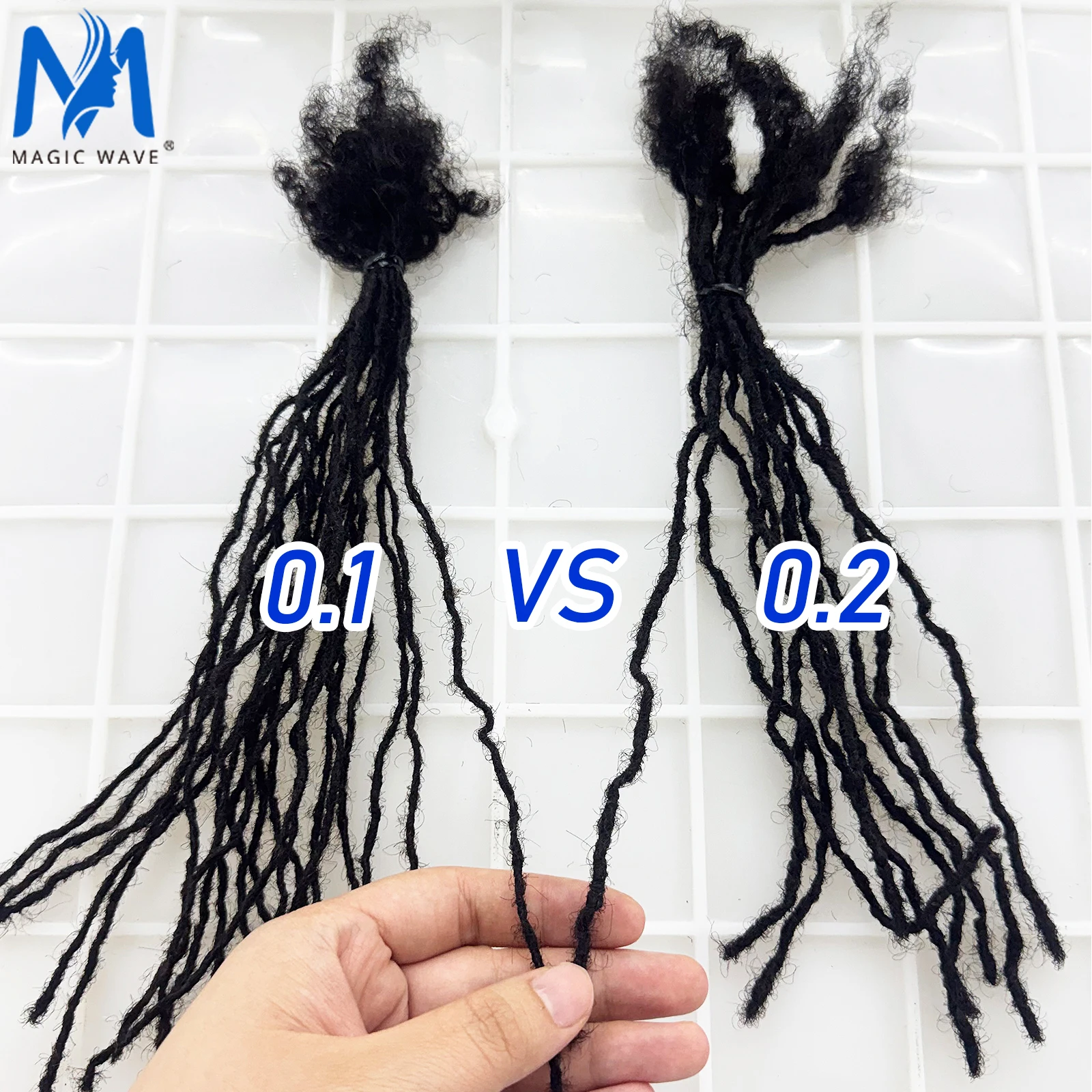 0.1-0.4cm Sisterlocks Locs Real Human Hair Micro Locs Extensions Full Handmade Interlocking Permanent Soft Dreadlock Extensions