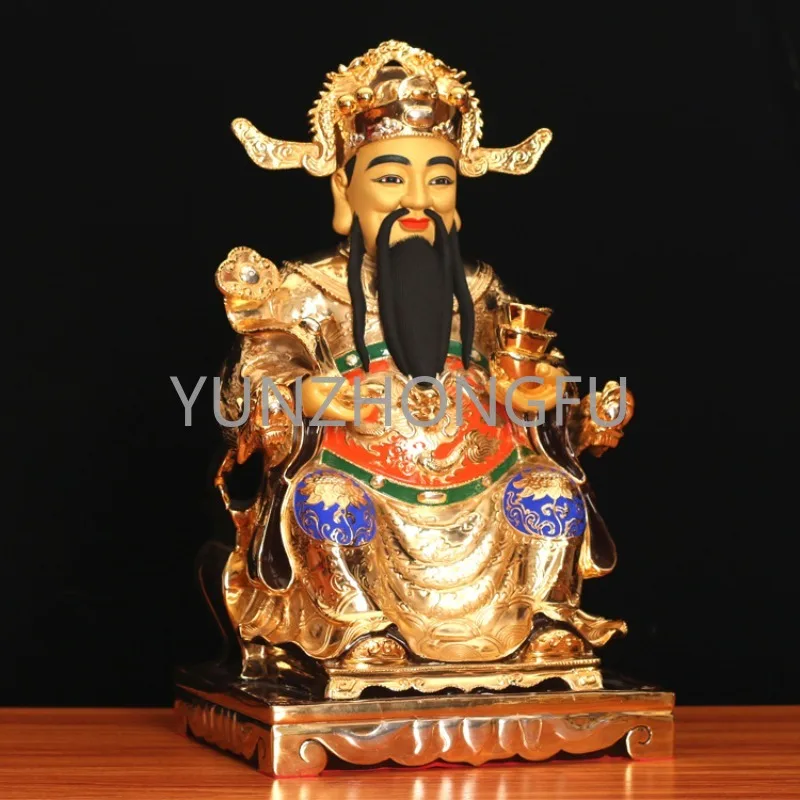 Factory direct supply of gilded bronze statue, Buddha statue, God of Wealth, Lu God of Wealth SD38