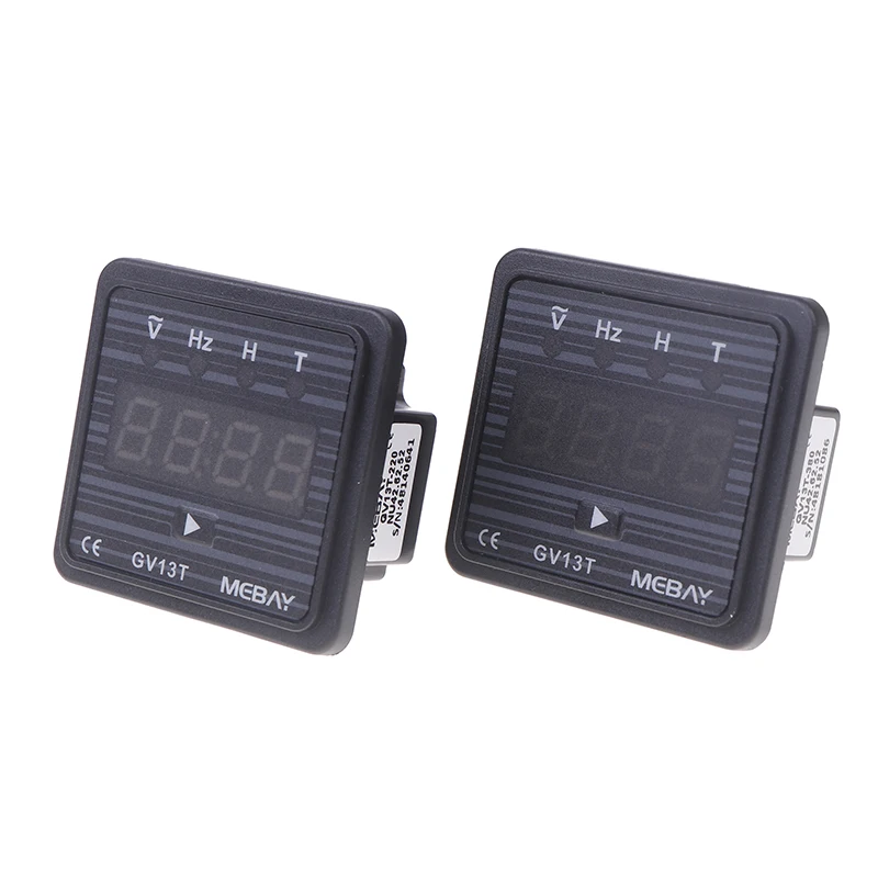 GV13T Diesel Generator Digital Display Instrument Voltmeter Frequency Hour Test Panel Meter AC220V AC380V