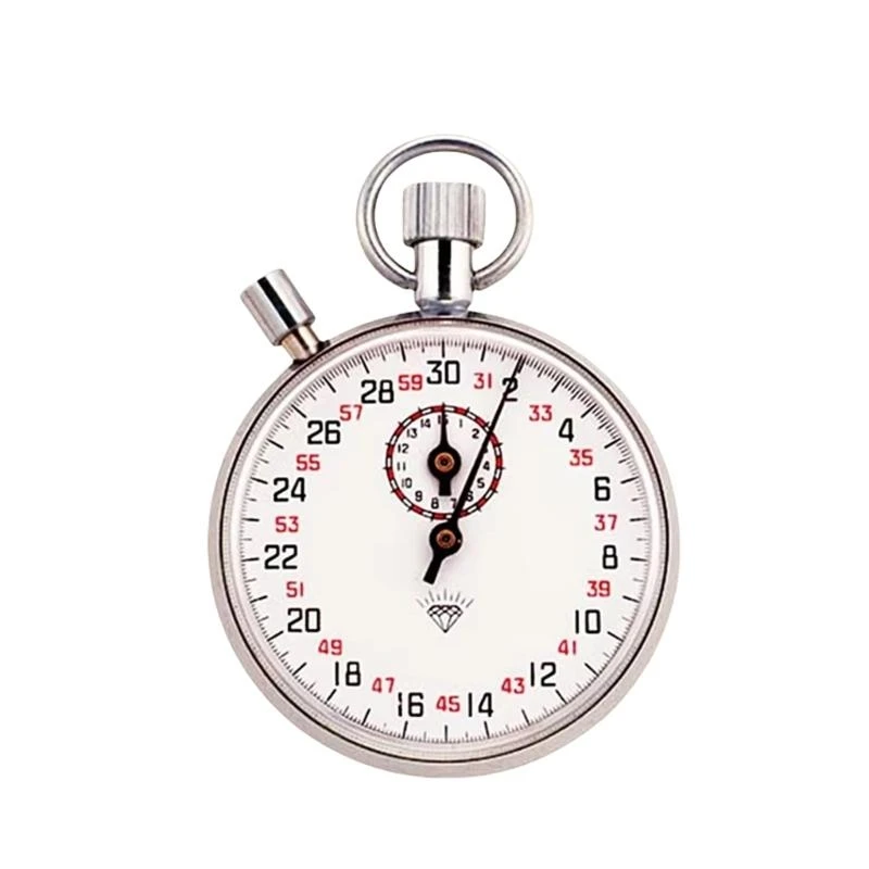 Handheld Mechanical Stopwatches for Track Races Featuring 30/60 Second Dials and Pause Function Mechanical Running Timers