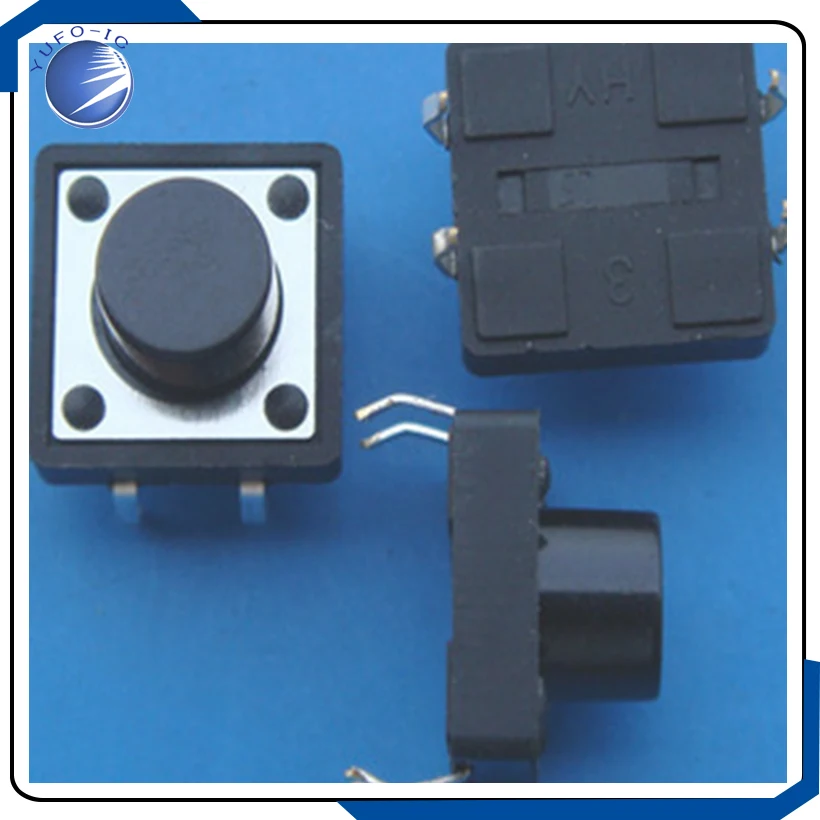 10PCS/LOT 12*12*9.5 Tactile Push Button touch switch imported 12*12*9.5MM 12X12X9.5