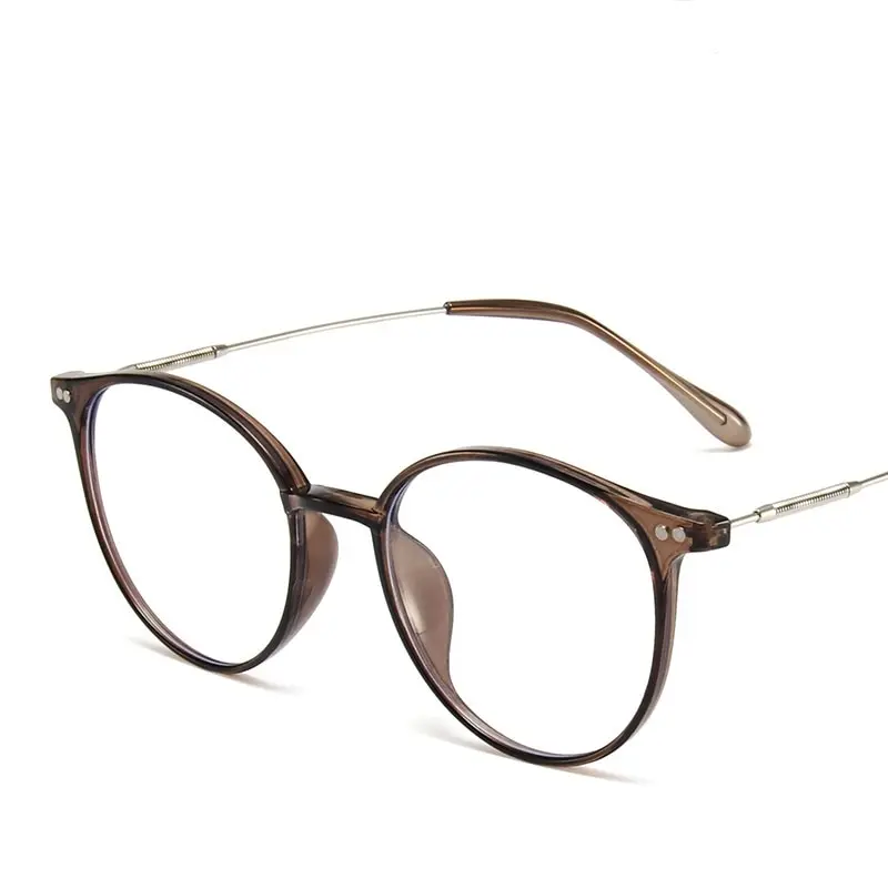 Men And Women Round Anti Blue Glasses Computer Frame Optical Lenses New Arrival 2023