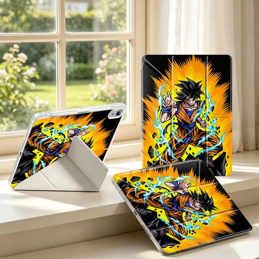 With Pen Slot Cover Tablet Case For Samsung Galaxy Tab S7 FE A8 S10 Lite A9 Plus S9 Plus S8 A11 DragonS BallS Super