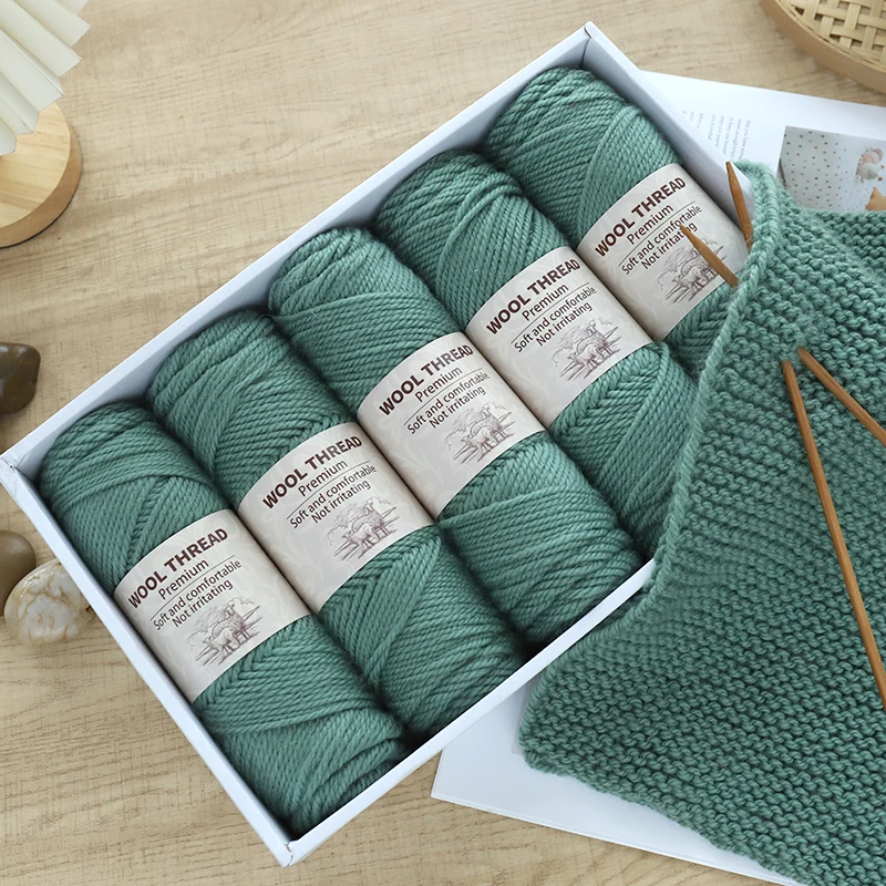 500g 245 needle thick wool yarn, alpaca wool yarn, handmade DIY material, knitted fashionable sweater, jacket, scarf, hat, yarn