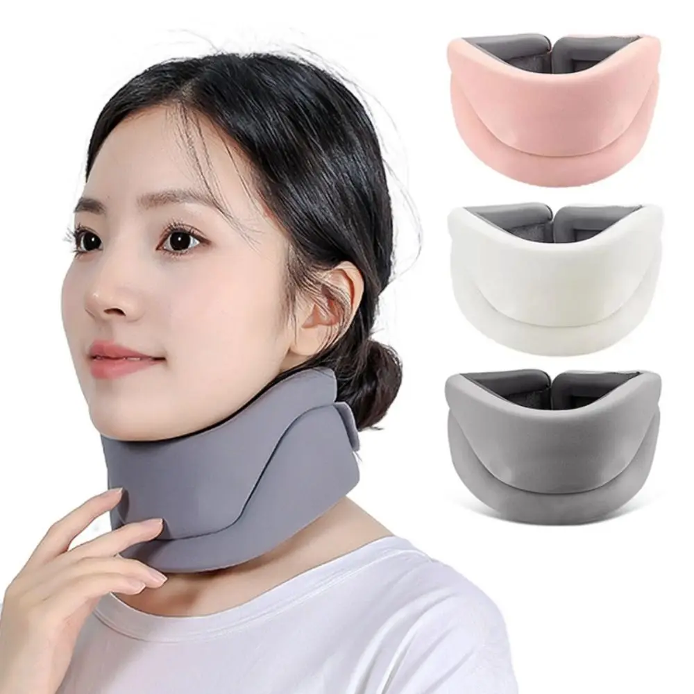 Stabilizes Vertebrae 360° Cervical Collar Reducing Head Load Adjustable Fixing Neck Brace Comfortable Washable Neck Collar