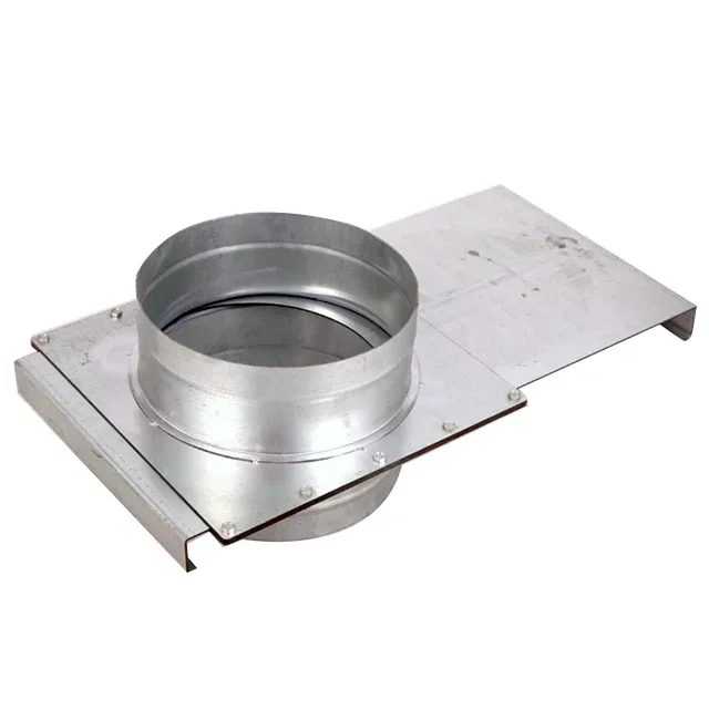 

Dust collection slide damper pneumatic valve auto blastgate galvanized steel automatic blast gates
