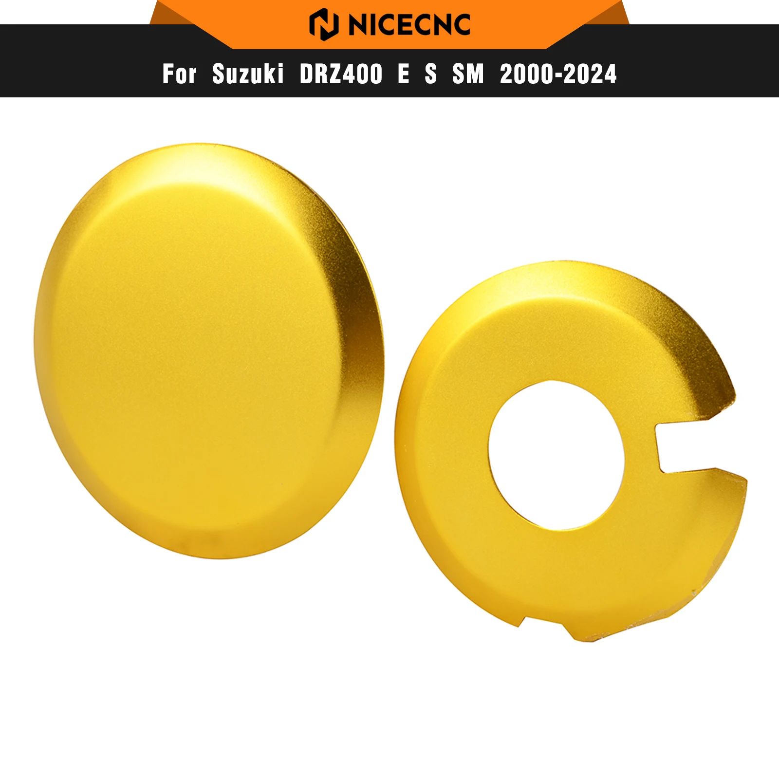 

NICECNC For Suzuki DRZ400 DRZ400E DRZ400S DRZ400SM DR-Z 400 E S SM 2000-2024 Motorcycle Aluminium Engine Covers Side Covers