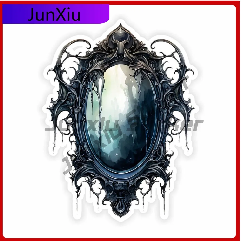 

Gothic Mirror Decals Waterproof Vinyl Stickers Funny Car Decoration Exterior Racing Camper Rv Bike Accessories Scratch Cover