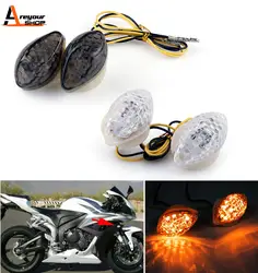 Areyourshop for Honda CBR600RR CBR1000RR CBR 600 F4 F4i CBR900 CBR919 CBR929 LED Flush mount Turn Signals Motorcycle Lighting