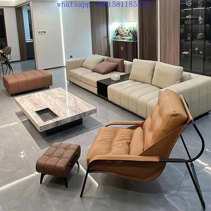 Lounge Deluxe European modular combination sofa Corner sofa comfortable nice modern furniture  prefabricated house  اريكة