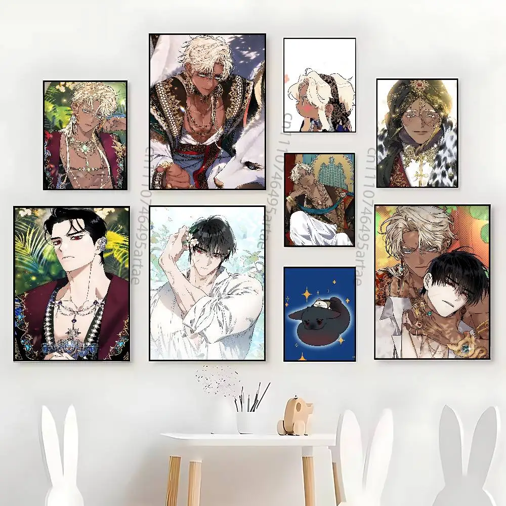 Blossoms of the White Night Shuraka Tei BWAT Poster HD wasserfeste, selbstklebende Wandkunst – für mehrere Szenen geeignet, Top-Geschenkidee