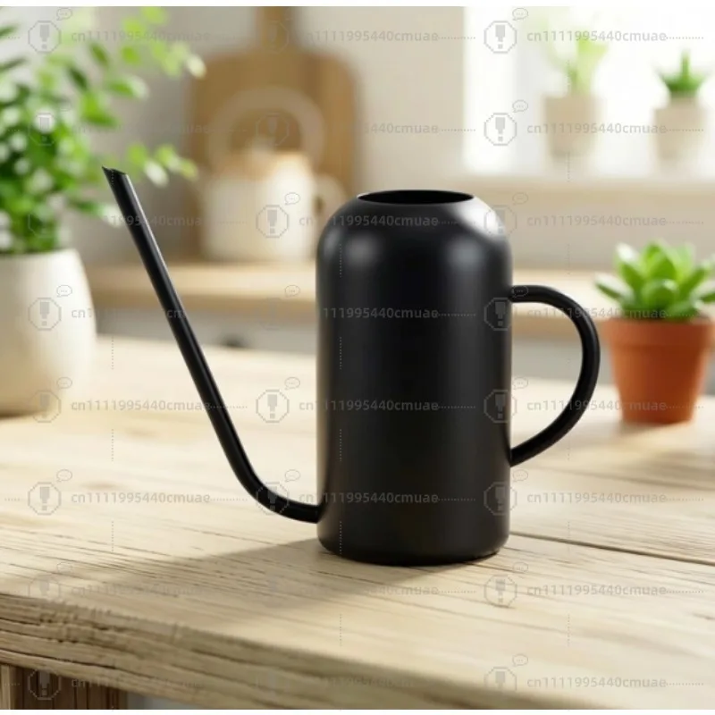 Stainless steel long nozzle flower watering kettle green plant succulent potted plant Nordic metal small watering can sprinkler
