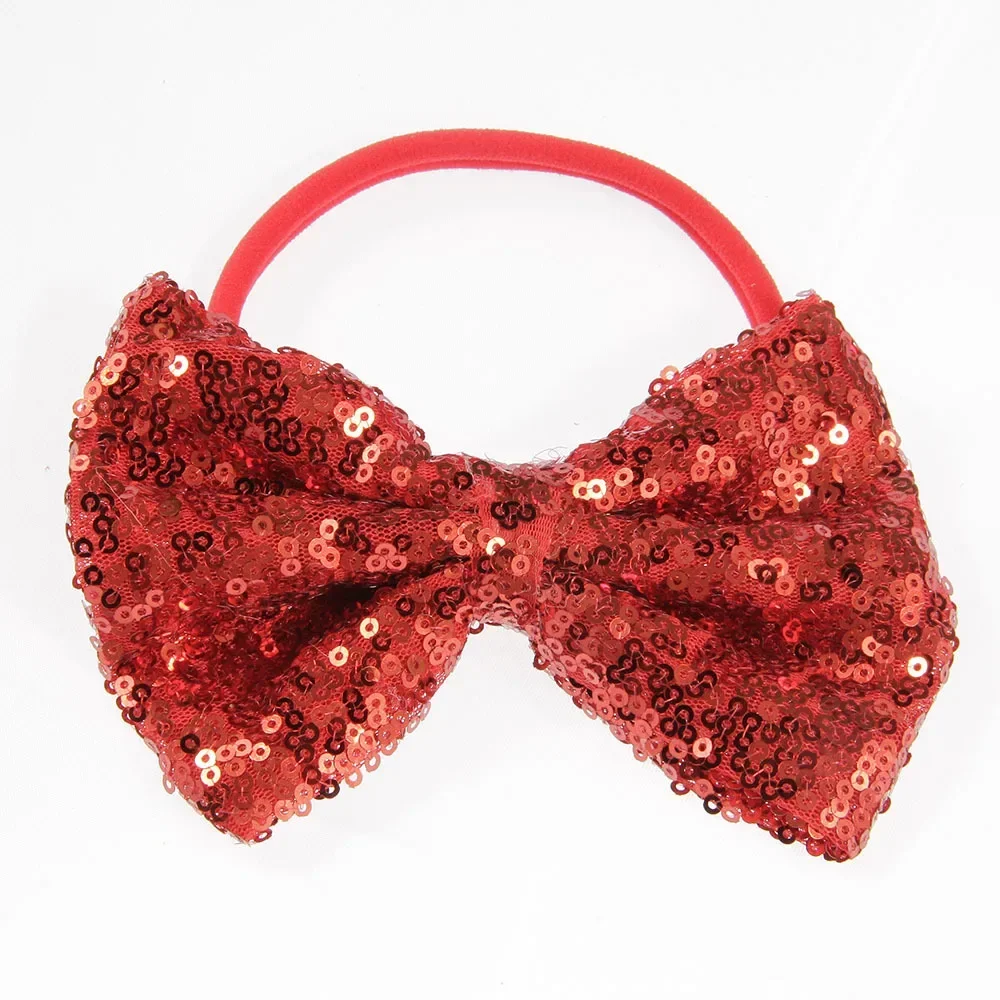 1PCS Lovely Baby Girls Headband Shiny Sequins Bowknot Elastic Infant Newborn Hairband Photography Props Birthday Gifts