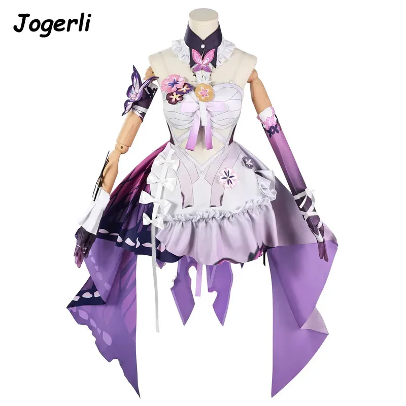 

Jogerli Honkai: Star Rail Castorice Women Anime Cosplay Costumes Cos Role-Play Halloween Wig Suit Shoes Uniformc;6,r'8;p'