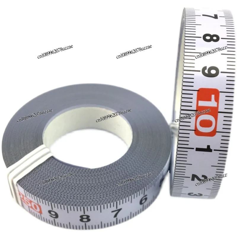 Stainless Steel Scale Sticky Ruler 1m 2m 5m Forward and Reverse Ruler, Woodworking Tools