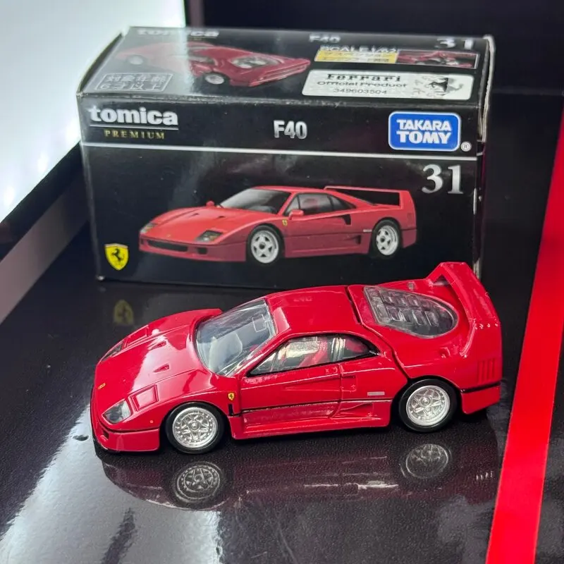 Takara Tomy Tomica Premium 31 Ferrari F40 1/64 Alloy Diecast Sports Car Model Collectible Ornament Kids Boys Birthday Gift Toy - view 3