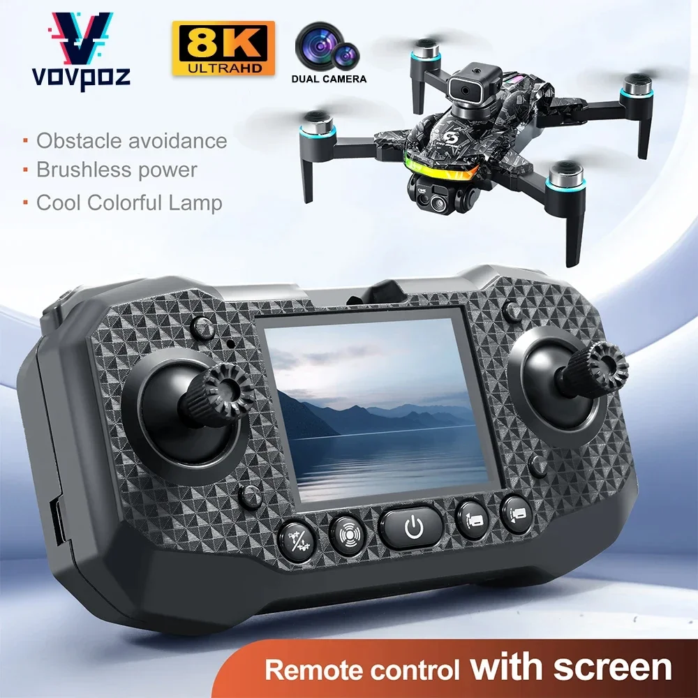 Professional 4K Drone S160 HD Dual Camera FPV WIFI Aircraft Quadcopte Obstacle Avoidance Height Hold Remote Control RC Drone